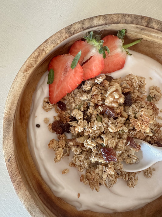 nut, seed & sultana granola ☁️
