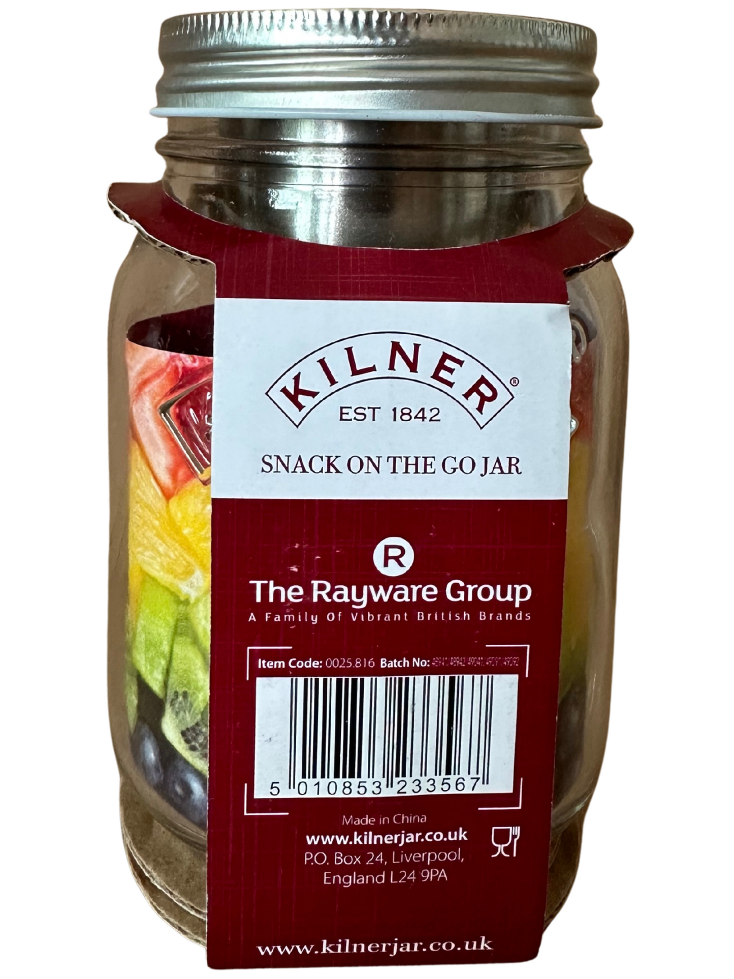 Kilner Food On The Go Jar 1 Litre