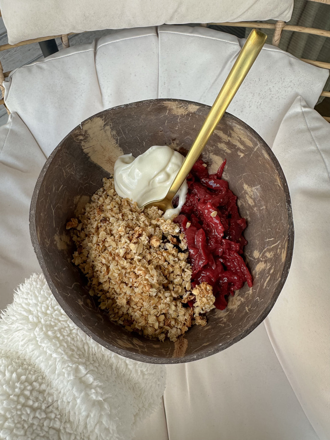 granola crumble ☁️