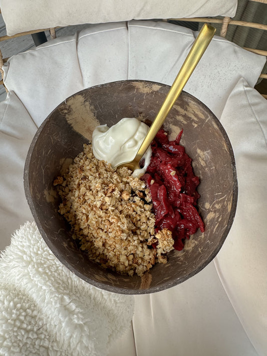 granola crumble ☁️