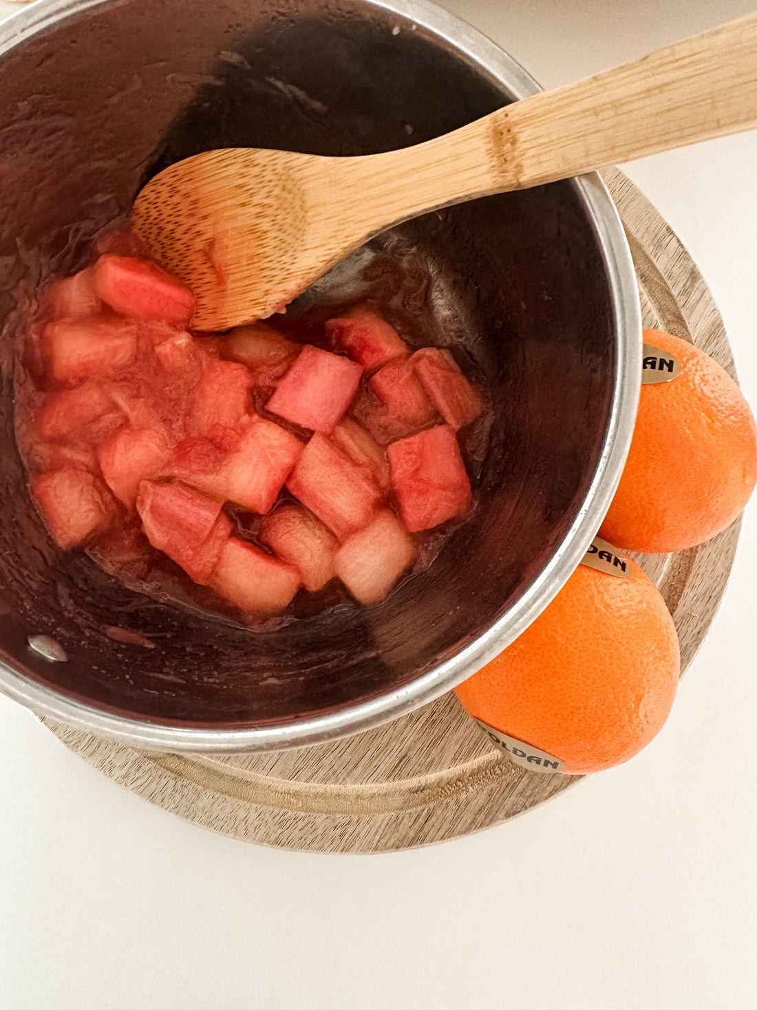 stewed rhubarb ☁️