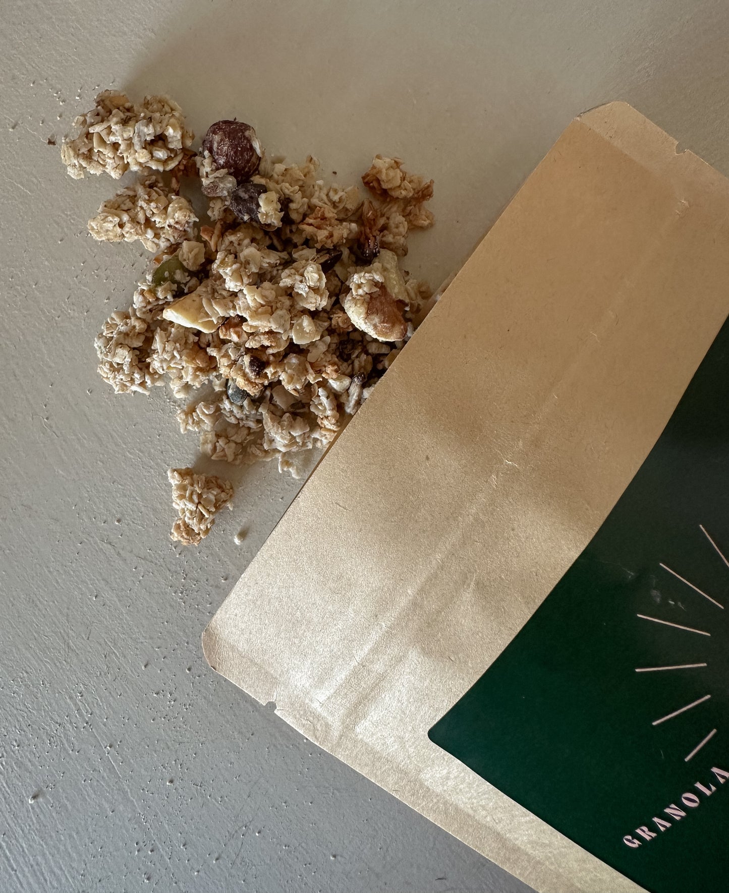 dark chocolate, nut & seed granola ☁️