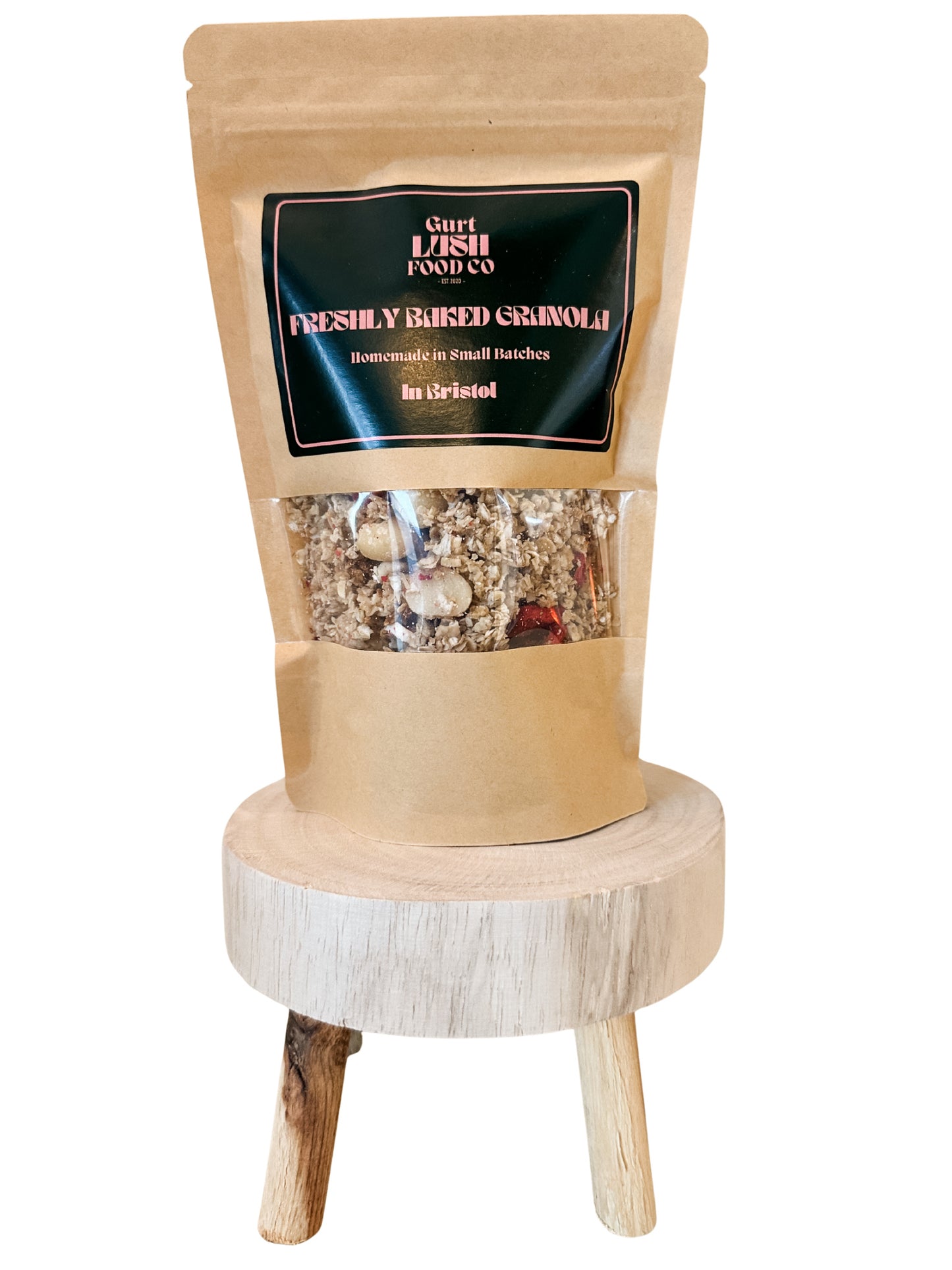 Macadamia, White Chocolate & Strawberry Granola