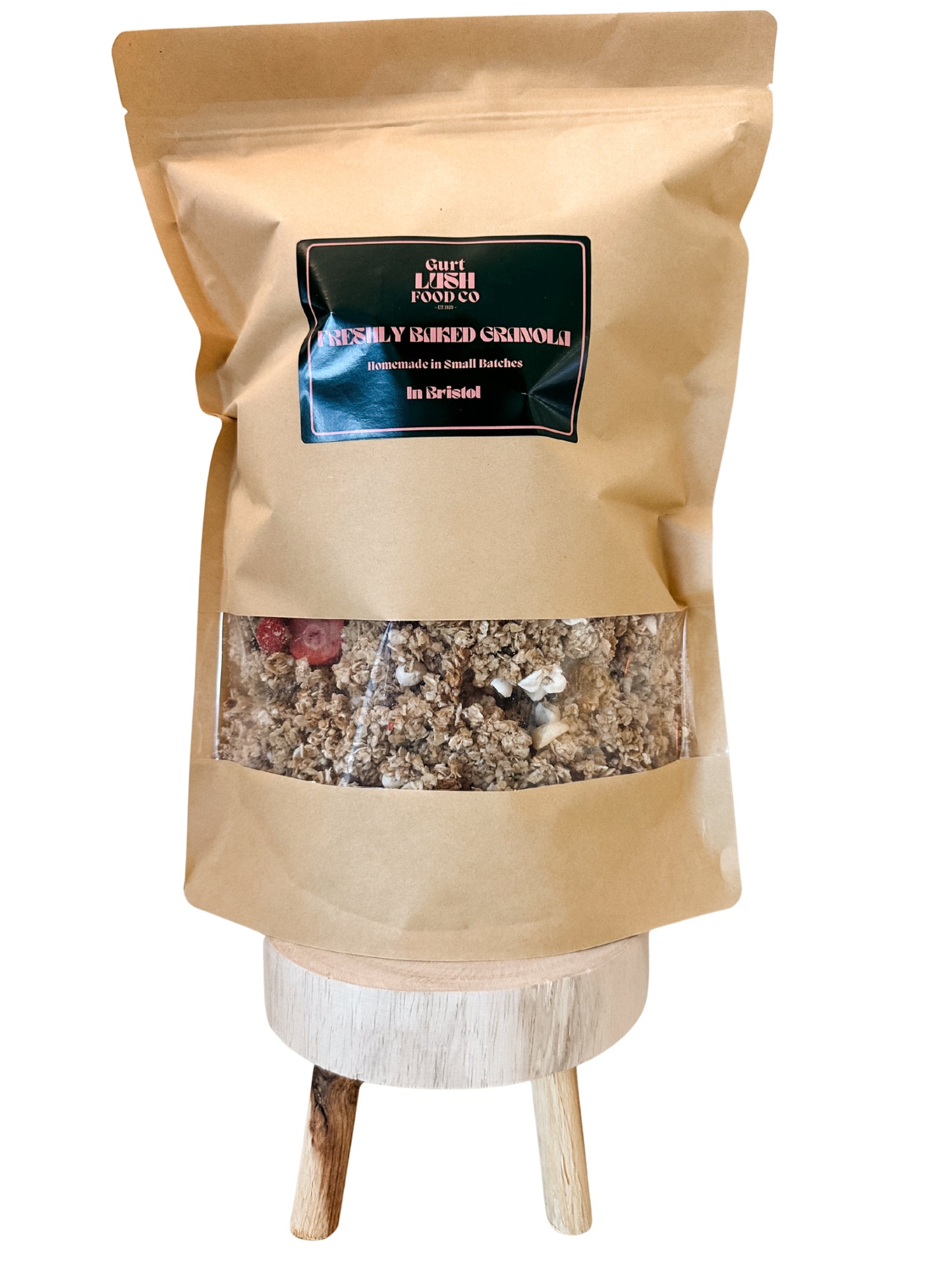 Macadamia, White Chocolate & Strawberry Granola