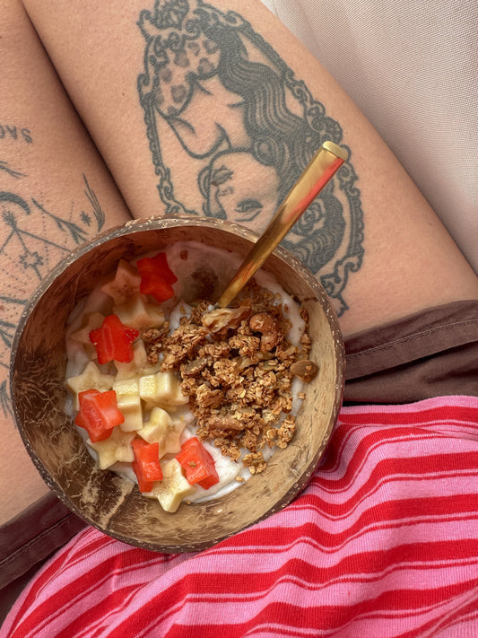 nut, seed & sultana granola ☁️