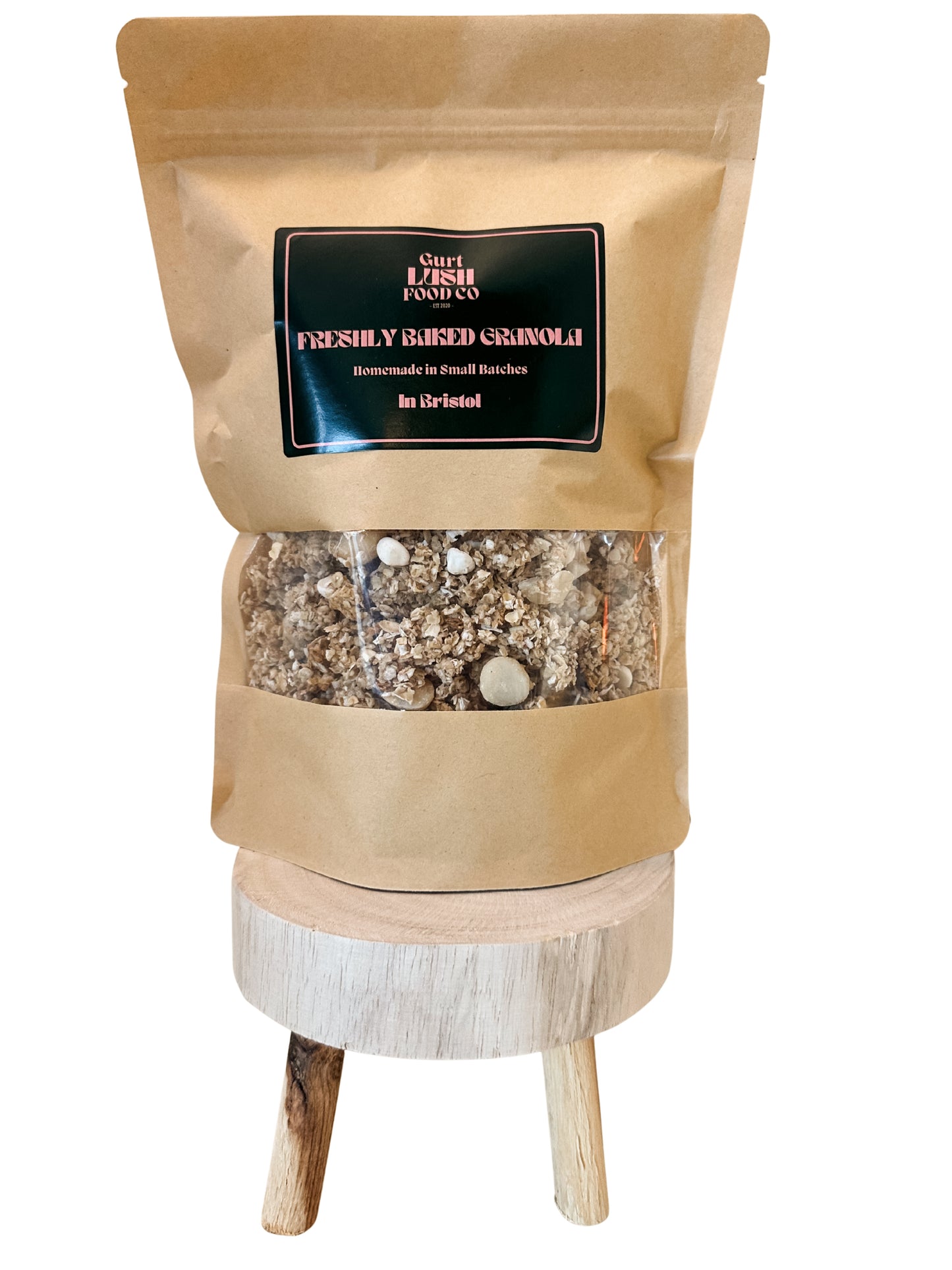 Macadamia, White Chocolate & Strawberry Granola