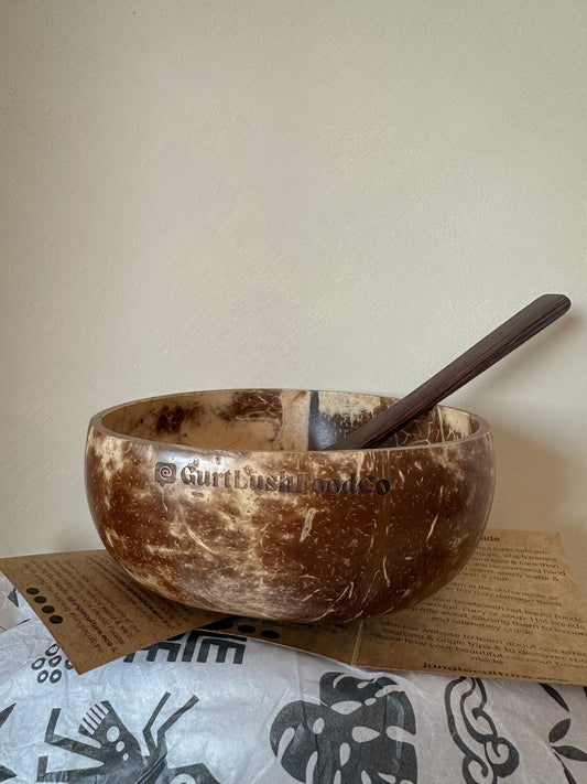 jungle culture coconut bowl & spoon ☁️