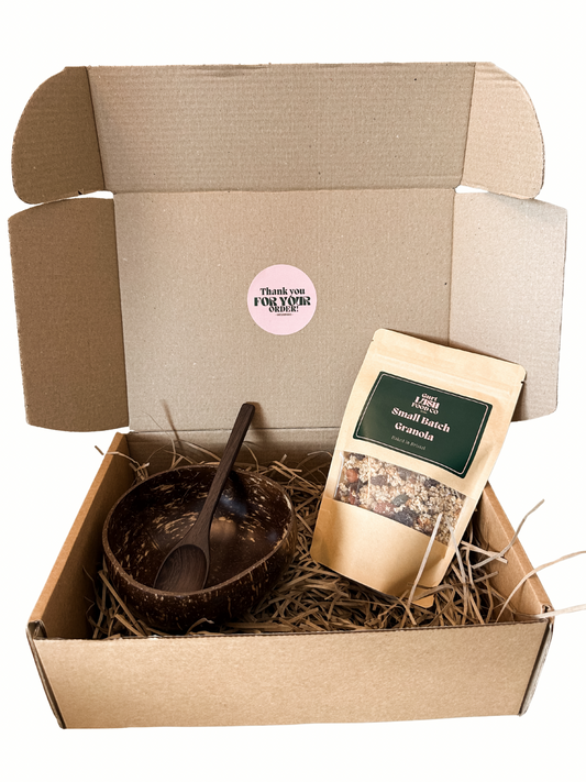 Coconut Bowl & Granola Set