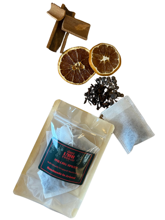 Mulling Spices - individually wrapped muslin bags, handmade in Bristol