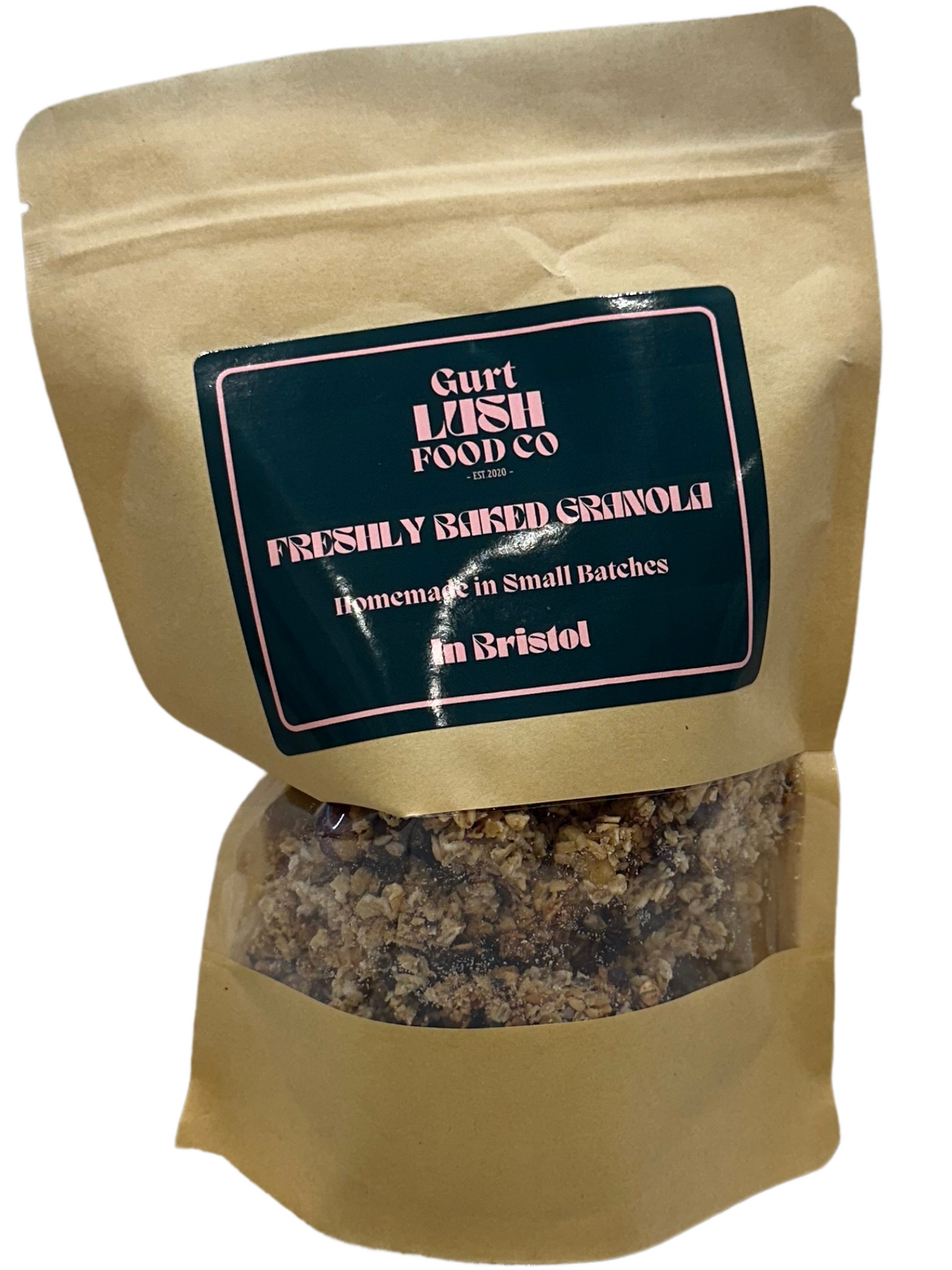 CHOCOLATE SPECIAL  -  Freshly Baked Granola, Homemade in Small Batches in Bristol - With Nuts, Seeds + Dark Chocolate Chips