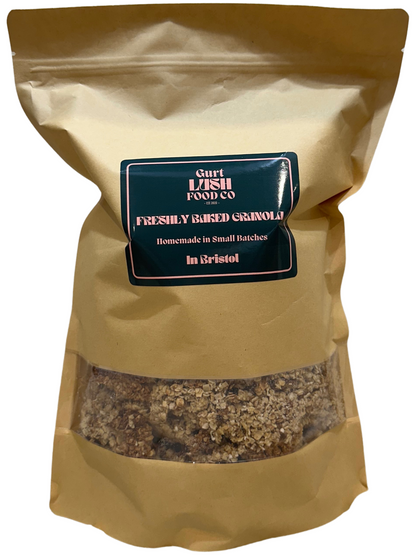 THE BASE -  Freshly Baked Granola,  Homemade in Small Batches in Bristol  - With Oats, Honey + Vanilla